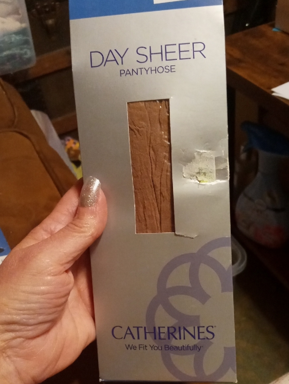 NWT Catherine's Sz C. Taupe Colored Day Sheer Pantyhose